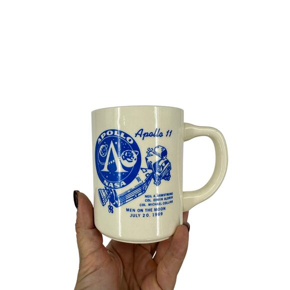 Rare 60's Federal Mug Apollo 11 Moon Landing Vintage - Picture 1 of 6